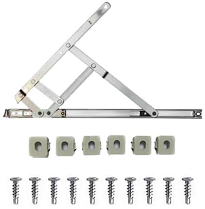 Genius® 16 (400mm) Retrofit UPVC Window Friction Stay Egress Easy Clean Hinges Side Hung (One Pair)