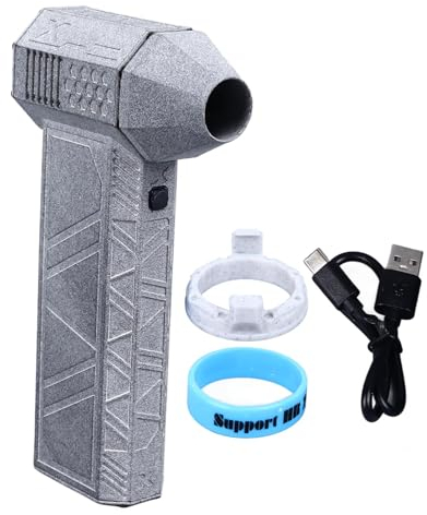 Soplador de Aire Super Jet Fan, Mini Soplador de Chorro Portátil de 150000 RPM, Mini Soplador de Chorro Turbo con Turbina para Limpieza Al Aire Libre, Automóviles, Computadoras,