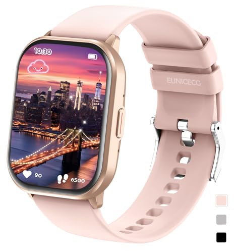 EUNICECG Smartwatch Bambini Fitness Tracker Pedometro Contapassi Bambino Sleep 100+ Modalità Sportive Giochi Sveglia Calcolatrice Cardiofrequenzimetro Gioco Regalo Orologio Bambina Ragazza Bambino