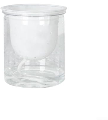 2 macetas transparentes de autorriego para uso en interiores y exteriores, ideales para flores y hierbas
