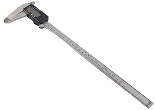 Pissente Digital Skjutmått Elektroniskt Skjutmått Digitalt Skjutmått 300 Mm Härdat Rostfritt Stål med Stor LCD-display för Mätningar Av små Maskindelar