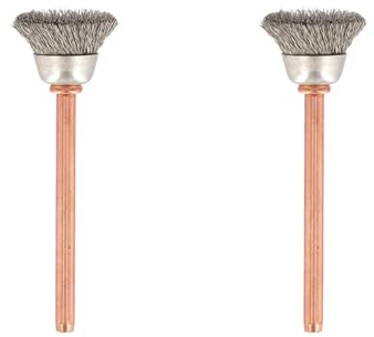 Dremel 531-02 Stainless Steel Brushes (2 Pack), 1/2 Diameter