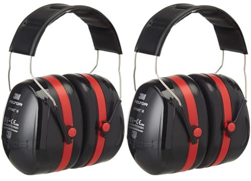 3M H540A-411-SV Peltor - Orejeras de protección, negro, 1 unidad/caja (Paquete de 2)
