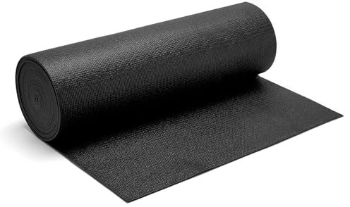 MIXPOWER 61 cm professionellt verktygslåda foder och lådfoder, 3 mm tjocklek, lätt skuren, halkfritt skum gummi verktygslåda matta – justerbara skåpfoder, svart, 60 cm x 60 cm