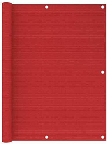 Marktschirm,Sonnenschirm GroßBalkon-Sichtschutz Rot 120x500 cm Hdpegeeignet FüR AußEnbereiche,MäRkte,SchwimmbäDer,Einkaufszentren,Concierge-EingäNge