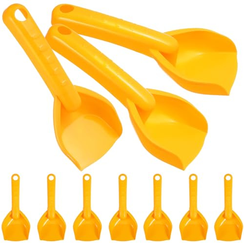 Ciieeo Pelles De Plage Robustes Pour Adultes Petite Pelle En Plastique Jouets De Sable Pelles Pour Enfants Fête 10 Pièces