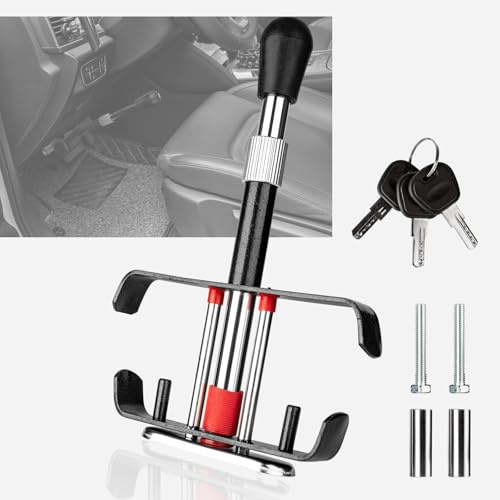 Atokrtact Antifurto freno frizione serratura lunghezza regolabile blocco freno in acciaio inox resistente protezione di sicurezza auto blocco acceleratore di sicurezza