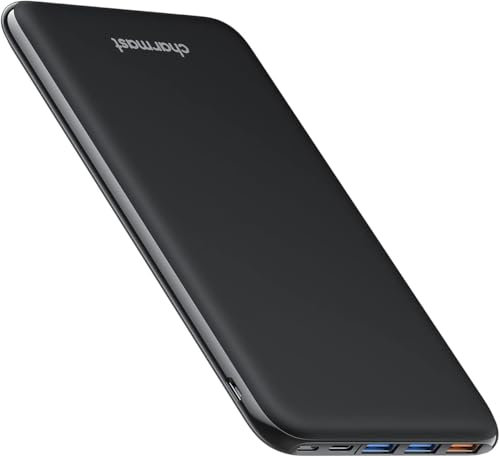 Charmast Batería Externa 26800mAh,20W Carga Rápida Power Bank USB C Input & Output, Cargador portátil con 4 Salidas y 3 Entradas, Ultra Alta Capacidad Compatible con Smartphones, Tablets y más