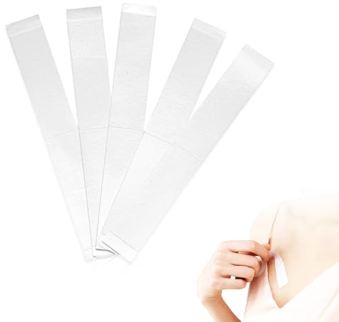 108 Pcs Body Tape Double Sided, Hijab Tape, Clear Bra Double Sided Fashion Clothing Tape for Women Clothes, Dress for Weddings, Parties, Photoshoots, And More, (85x12mm)