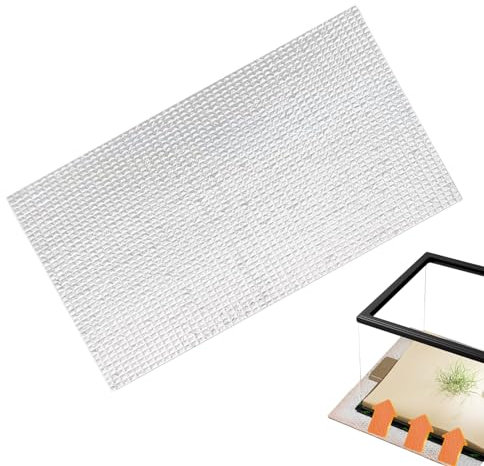 Genérico Aislamiento Reflectante | Manta Aislante para Terrarios,Manta Protectora de Aluminio para Terrarios y Reptiles como Serpientes, Lagartos y Tortugas