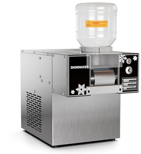 Commercial Automatically Electric Ice Shaving Machine,60Kg/120Kg/180Kg/24H Snowflake Ice Maker,Snow Cone Ice Crusher