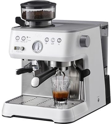 Solis Grind & Infuse Perfetta 1019 - Macchina da caffè con macinino - Macinacaffè Zero Static integrato, macchina da caffè con funzione vapore e acqua calda, in acciaio inox