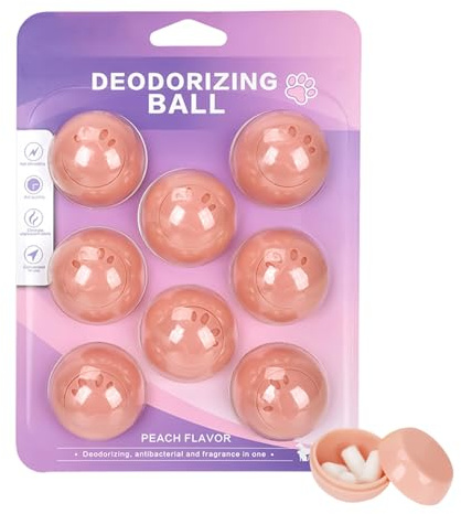 Set med 8 deodorantkulor – deodoriserande produkt med naturliga ingredienser, långvarig fräsch design | deodoriserande lösning med mångsidiga egenskaper, hjälpmedel för att stödja