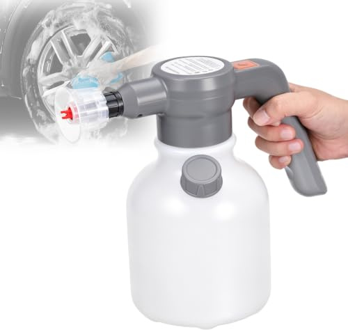 Canon À Mousse Voiture 2L, Canon À Mousse Électrique Portable Haute Pression, Pulvérisateur Électrique Sans Fil, Pulvérisateur À Batterie, Pour Détailing Auto, Jardin, Voiture, Plantes, Cuisine
