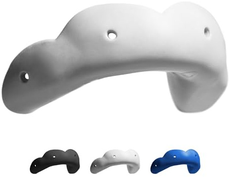 SISU Go White 1.6mm- Minimalist Gum Shield Kids - Ultra Slim Boil and Bite Kids Mouth Guard - Remouldable, BPA-Free - Junior Gum Shield for Lower Impact Sports
