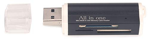 Erisin All-in-one USB 2.0 Multi Memory Card Reader 4 slots adapter for Micro SD Micro SDHC TF SD SDXC MMC