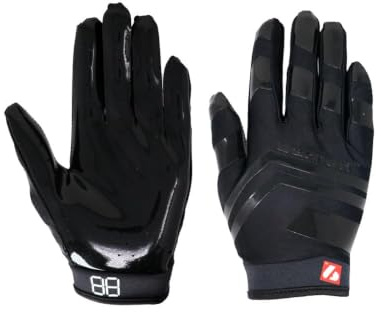 BARNETT FRG-03 Pro amerikansk fotbollshandskar RE,DB, RB, svart