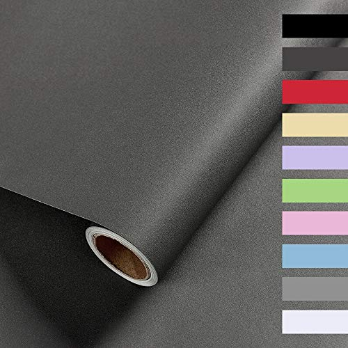 Auckpure selbstklebende Kunststoff-Tapete mit selbstklebender Rückseite, 0,4 x 3,5 m, Kontaktpapier, selbstklebende Vinylfolie, mattiertes, verdicktes Tapetenpapier, für Möbel, Wand- und Türaufkleber,