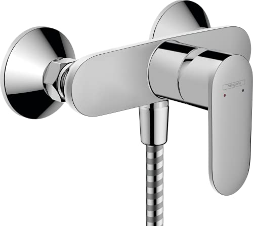 hansgrohe Vernis Blend - Duscharmatur Aufputz für 1 Verbraucher, Mischbatterie Dusche, Einhebelmischer, Chrom, 71640000