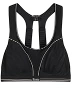 Shock Absorber Sports Bra Ultimate Run S5044 Non Wired Supportive Sportswear Black/Silver