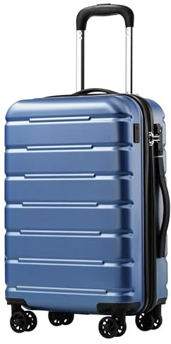 COOLIFE Koffer, Hartschalenkoffer Trolley Rollkoffer Reisekoffer ardschale Boardcase Handgepäck mit TSA-Schloss und 4 Rollen