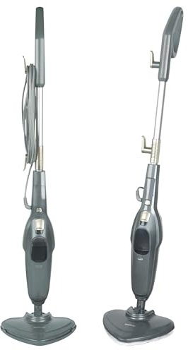 Beldray Limpiador a Vapor Clean & Refresh - Escoba de Vapor, Limpieza Sin Químicos, Calentamiento Rápido, Depósito de Agua 350 ml, Alfombras, Laminados, Madera, 1300W, BEL01986VDE