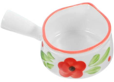 Cabilock Taza De Leche Cacerola Esmaltada Con Tapa Cajas Cartón Nueces Bote Motor Agitador De Café Pajita Tazón De Sopa De Cebolla Individual Tarro Olla Cacerolas