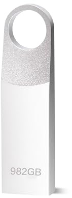 Memoria USB 982GB, 3.0 Pendrive Portable Pen Drive 982 GB Impermeable Disco Duro Externo Metal Memorias USB para PC/Laptop (RXU-22)