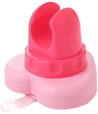 HONITANO Supporto per Doccia Ventosa Regolabile in Pp Rosa, Base per Soffione Facile da Rimuovere e Montaggio a Parete, per Vasche da Bagno per Ragazzo Ragazza