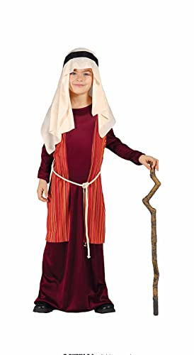 GUIRMA Costume da Pastore Giudeo Rosso per Bambini L-(10/12 Anni)