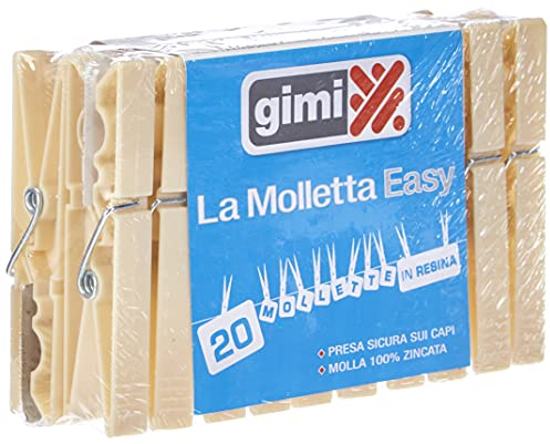 Gimi Easy La Molletta, Avorio, 2x1.5x9 cm, 20 unità
