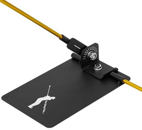 THE SWING PLATE WITH ALIGNMENT STICKS