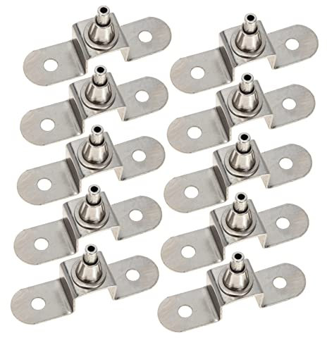 NUOBESTY 10pièces Crochets Pour Tableaux De Zinc Supports Pour Peinture à Huile Cintres Pour Fixation De Tableaux Et Durables Résistants