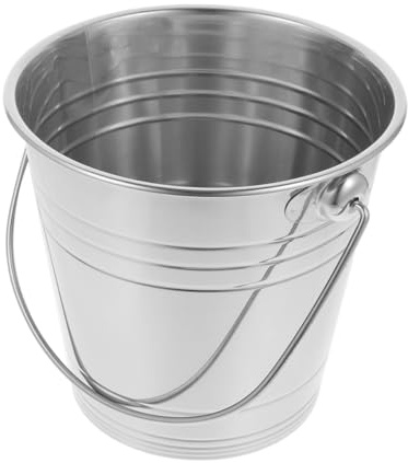 FUNOMOCYA de Hielo Inoxidable con Asa Contenedor de Almacenamiento para Bebidas Frías para Fiestas Bares y Picnic