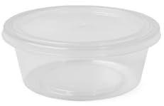Vertduree Pot Soupe avec Couvercle Hermétique – 250ml / 350ml / 450ml / 500ml – Étanche, Transparent, Idéal Livraison, Vente À Emporter, Snack, Traiteur, Plats Chauds (50, TRANSPARENT, 250ML)