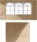 Angel Living Beige Seitenwänden für 2.5x2.5M Pavilion