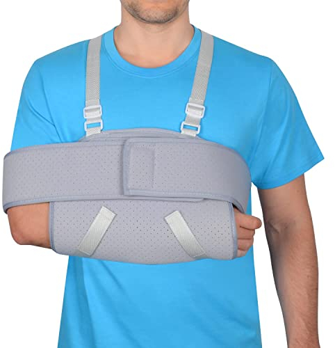 supregear Armschlinge Schulter, Verstellbare Armschlaufe Rotatorenmanschette Brace, Bequeme Schulter Support Brace für gebrochenes Handgelenk, Ellbogen, Arm, Ausgerenkte Schulter, Männer Frauen