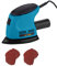 KATSU Electric Detail Sander 100W Detail Mouse Electric Sander for Wood with Dust Extraction Port and 10 PCs Sanding Pads, for Home Decoration Furniture Finishing (Budget)