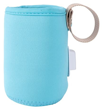 SAFIGLE Babyflaschenwärmer Milchflaschenwärmer Mit Isoliertasche Für Reisen Schneller Und Gleichmäßiger Heizung Dehnbar Für Babyflaschen Einfach Und Sicher Zu Bedienen