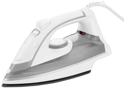 Caterlite 2.4 kW Steam Iron, White, Adjustable Steam Boost & Spray Function, Mess-Free Anti-Drip Technology, Self Cleaning Function, Auto Shut Off, CH356
