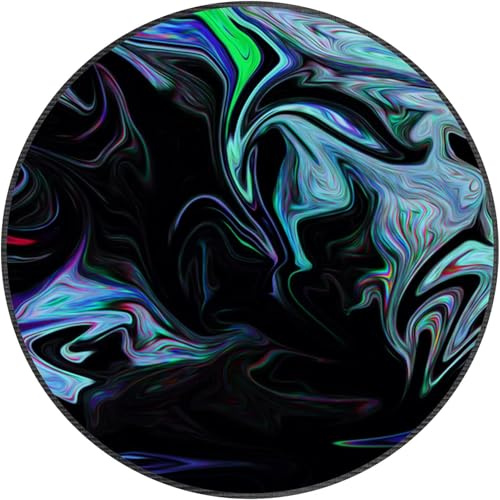 LUJKYT Drum Rug Drum Mat Non-Slip Round Drum Mat Soundproof Mat for Carpet Electronic Drums Bass Drum Drums Snare Drums Musical Instruments Floor Mat-K||100CM