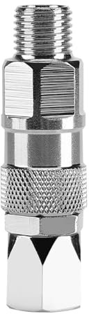Joint de pulvérisateur, 1/4 de 4 pouces en acier inoxydable sans pression à haute pression pistolet articulation pivotante pour peinture pour peintures pour pulvérisateurs ﻿