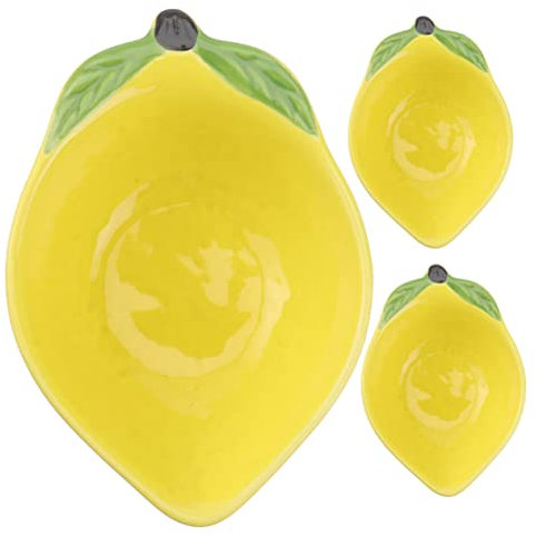 HOLIDYOYO 3pezzi Ciotole Decorative Per Salsa Condimenti e Piccole Ciotole Versatili Per Snack e Dessert Facili Trasportare e Resistente Macchie