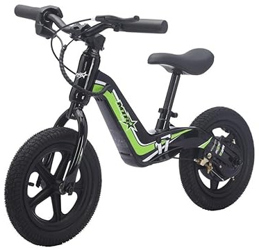 Bicicleta Eléctrica Infantil MTR de 12 Pulgadas de 24V con Motor 120W y batería de Litio para niños Desde 3 a 7 años