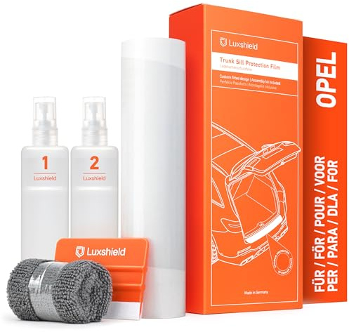 Luxshield Ladekantenschutz Folie für Opel Grandland 2 (II) OV64 I 2024-2026 - Stoßstangenschutz, Kratzschutz, Lackschutzfolie - Transparent glänzend