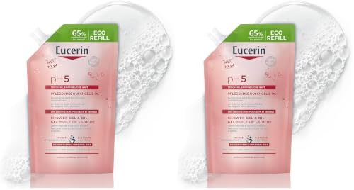 Eucerin pH5 Gel-Huile de Douche Recharge 400ml (Lot de 2)