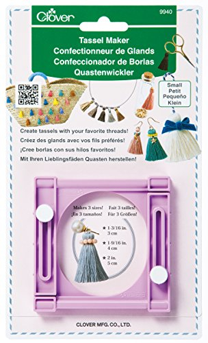Clover Cl9940 Pinsel Tassel Maker, Kleine, Violett