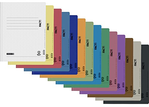 13 Schnellhefter Papphefter in 13 Farben Hefter Pappe Brunnen Fact Recycling Schule 250g