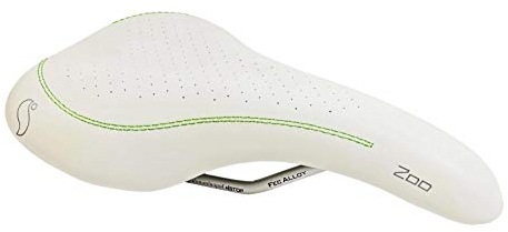 Saddle Sportourer ZOO MAN White + Green Stitching