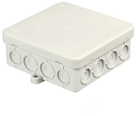 SD ProfiLine Feuchtraum-Abzweigdose K16, 100x100x40mm, lichtgrau, 10 Stück